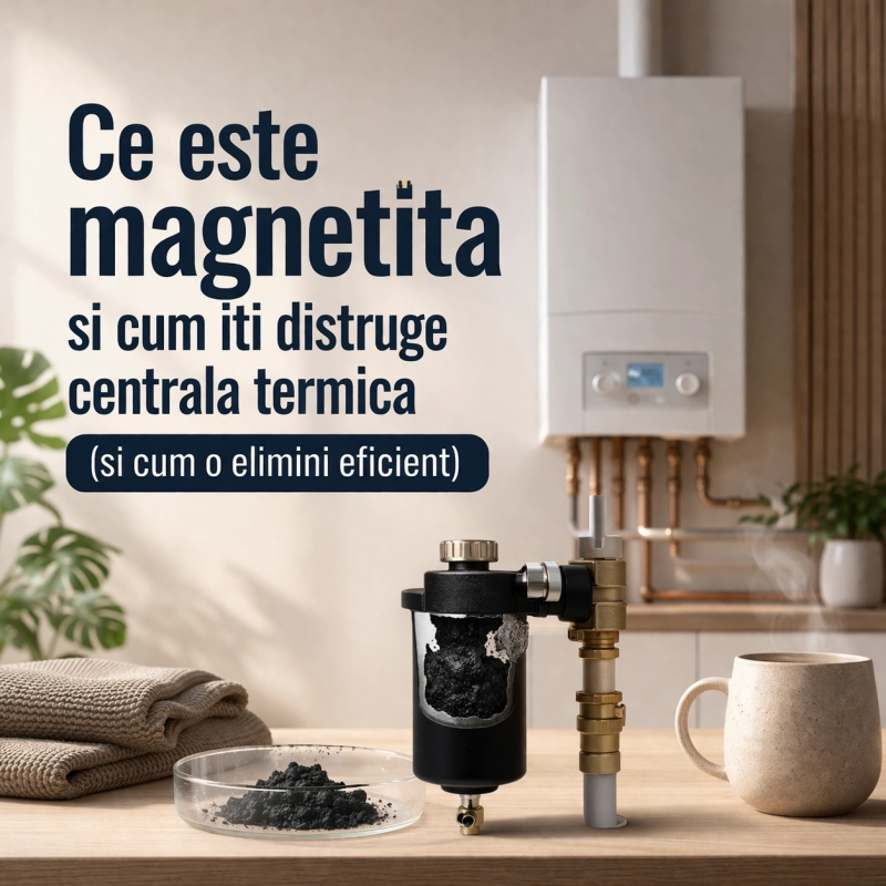 Ce este magnetita si cum iti distruge centrala termica (si cum o elimini eficient)