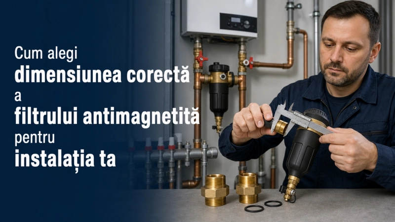 Cum alegi dimensiunea corectă a filtrului antimagnetita pentru instalația ta