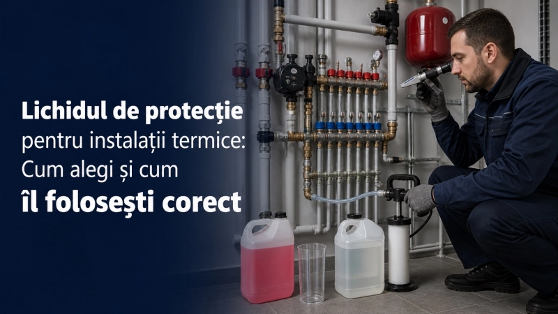 Lichid de protecție pentru instalații termice: de ce este esențial și cum alegi produsul potrivit